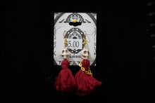 Load image into Gallery viewer, Skull Tasseled Earrings