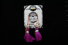Load image into Gallery viewer, Skull Tasseled Earrings